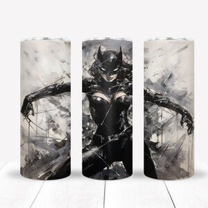 Cat Woman Tumbler Set, Coffee Mug Drinkware